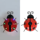 Solar Ladybug Hanging Light for Front Porch & Backyard Decor by Axyaa