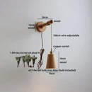 Axyaa Bedside LED Wall Lamp E27 Modern Nordic Stair Light for Home Wall Decor