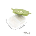 Axyaa 4 Grids Refrigerator Food Storage Box Kitchen Organizer