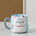 Axyaa 3D Embossed Cat Ceramic Mug 500ml - Cute Novelty Gift for Home