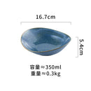 Axyaa Ceramic Irregular Bowl Set for Molecular Cuisine and Desserts