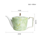 Axyaa Marble Ceramic Afternoon Tea Set Luxury Coffee Mug Home Decor Drinking Set