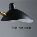 Axyaa Nordic Black Aluminum LED Floor Lamp for Living Room & Bedroom