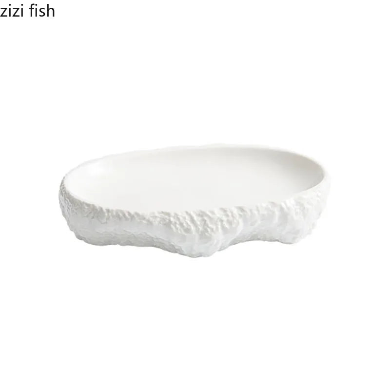 Axya Rock Texture Ceramic Dinner Plate Set