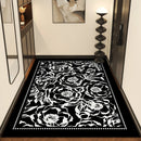 Axyaa French Floral Area Rug for Bedroom and Living Room Décor