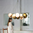 Axyaa Glazed Glass Bubble Pendant LED Light Fixture