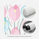 3-Piece Pink & Blue Floral Market Print Set by Axyaa- Modern Gallery Decor