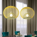 Axyaa Double-layer Birdcage Pendant Lamp: Creative Nordic Style for Artful Cafe and Restaurant Lighting