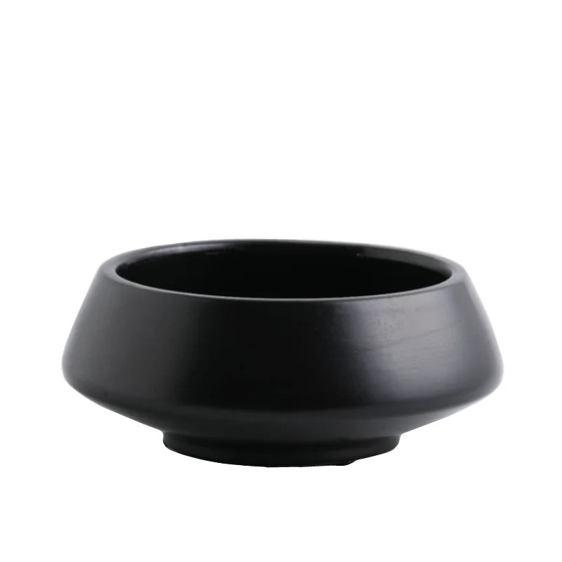 Axya Ceramic Wide Mouth Flowerpot Vase Succulent Plant Pot Garden Pots