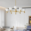 Axyaa LED Pendant Chandeliers for Modern Home Decor and Indoor Lighting
