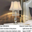 Axyaa Crystal Table Lamp for Luxurious Living Room, Bedroom & Study