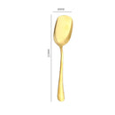 Axyaa Golden Stainless Steel Large Rice Shovel - Kitchen Tableware Spoon