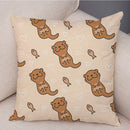 Axyaa Cartoon Animal Cushion Cover: 45*45cm for Living Room, Sofa, Car, Children's Room