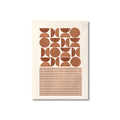 Nordic Minimalist Style Abstract Line Graphic Wall Art Prints by Axyaa