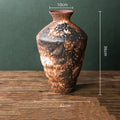 Axyaa Retro Chinese-style Porcelain Flower Vase Set - Earthenware & Kiln-transformed Accessories