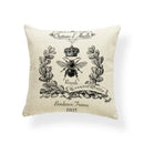 Axyaa Dragonfly Pattern Cushion Cover, Blue Butterfly Leaves 45x45cm