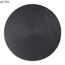 Axya Spiral Texture Melamine Steak Sushi Sashimi Plate Set for Restaurant Dining