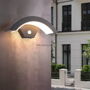 Axyaa Outdoor Wall Lamp with PIR Motion Sensor for Garden and Frontdoor