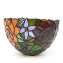 Retro Wall Lamp Shade for Modern Decor by Axyaa - Stained Glass Rose Lampshade