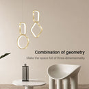 Axyaa Modern LED Pendant Light for Home Art Decor & Indoor Living Room Lighting