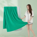 Axyaa Silk Ice Cream Quilt - Summer Cool, Washable, Thin, and Solid Color