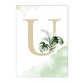 Axyaa Jungle Animals Custom Name Wall Art Poster Canvas Painting Nursery Decor