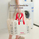 Axyaa Modern Foldable Laundry Basket with Handles and Large Capacity