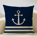 Axyaa Marine Cotton Fish Cushion Cover 45x45CM Square Home Decor Pillow Case