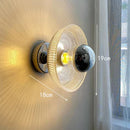 Axyaa Glass Ceiling Wall Lamp Nordic Bedroom Bedside Sconce