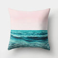 Axyaa Sea Waves Cushion Cover 45x45cm for Home, Office & Car Décor