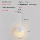 Axyaa Nordic Brass LED Pendant Chandelier Cozy Modern Bedroom Light Fixtures