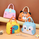 Axyaa Cartoon Kids Lunch Bag Insulated Thermal Tote Waterproof Oxford High Quality
