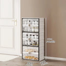 Axyaa Shoe Cabinet: Large Space-Saving Shoe Rack for Sneakers/Boots, Collapsible Organizer