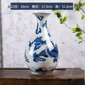 Axyaa Dragon Pattern Ceramic Vase - Jingdezhen Imitation Official Kiln Crackle Glaze