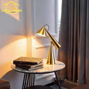 Axyaa Nordic Conical Portable Table Lamp with USB Charging for Study Living Room Bedroom