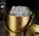 Axya Double Wall Stainless Steel Ice Bucket with Lid - Insulated Beverage Tools