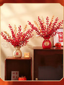 Axyaa Fruit Money Bag Vase with Artificial Flowers Bouquet - Home Décor Craft