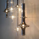 Axyaa Glass Tube Pendant Light: Modern Minimalist LED Lamp for Staircase, Restaurant, Bar & Bedroom