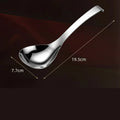 Axyaa Stainless Steel Wall-mounted Deep Soup Spoon - Large, Food-grade Quality