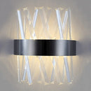 Axyaa Crystal Glass Wall Lamp for Living Room, Bedroom, and Corridor Lighting