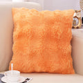 Axyaa Plush Faux Rabbit Fur Throw Pillow Covers