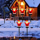 AxyaaTM Solar Christmas Courtyard Lights, Snowman, Elderly, Tree Scene Decoration