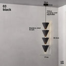 Axyaa Modern Long Line Chandelier Pendant Light for Bedroom