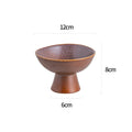 Axyaa Ceramic High Foot Dessert Bowl for Molecular Cuisine Stylish Hotel Tableware