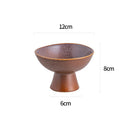 Axyaa Ceramic High Foot Dessert Bowl for Molecular Cuisine Stylish Hotel Tableware