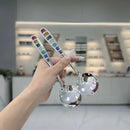 Axyaa Stainless Steel Enamel Spoon Set - Elegant European Tableware for Desserts
