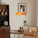 Axyaa Macaron Retro Glass Ceiling Chandelier - Vintage LED Pendant Lighting