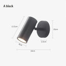 Axyaa Adjustable LED Wall Lamp with Touch Sensor Switch for Bedside Reading