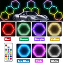 Axyaa Hex LED Garage Light Ceiling Panel with Remote