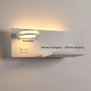 Axya Rotatable Wireless Charging Wall Lamp for Bedroom and Study Room